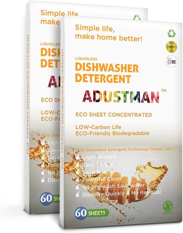 Dishwasher Detergent Sheets Fresh Breeze 120 Loads