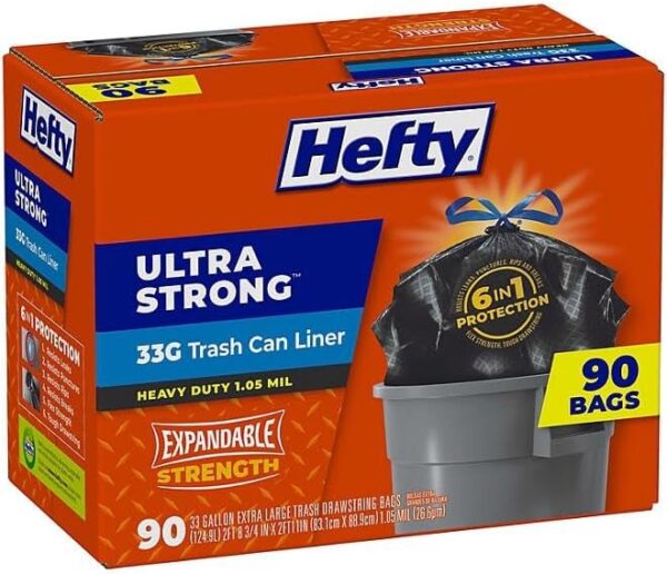 Heftyy Ultra Strong Trash Can Liners