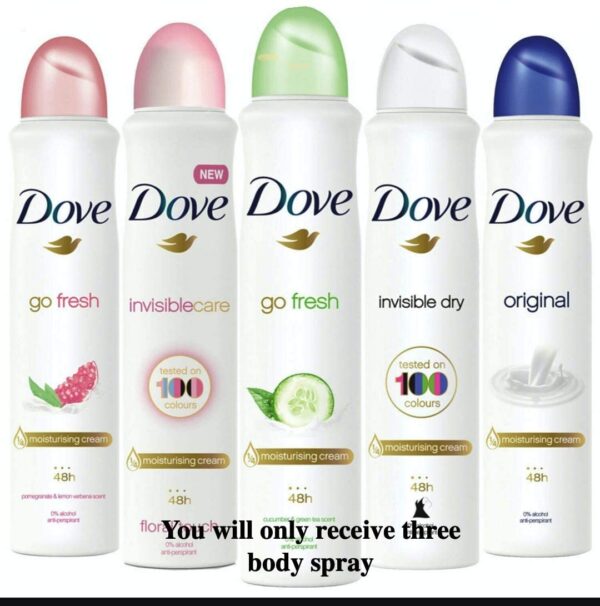 Dove body spray