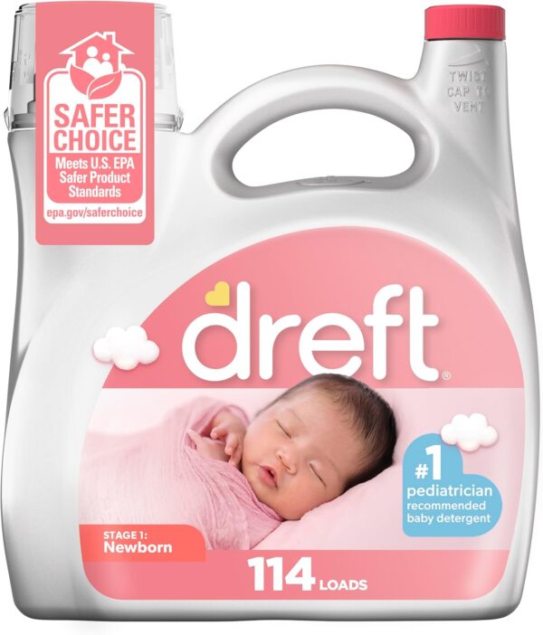 Dreft Stage 1 Newborn Baby Laundry Detergent Liquid
