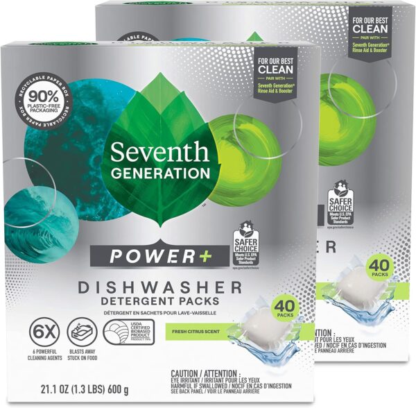 Seventh Generation Power Plus Dishwasher Detergent