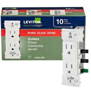 Leviton E5325-MW Decora Edge