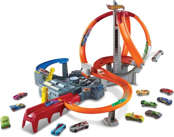 Hot Wheels Track Set Spin Storm