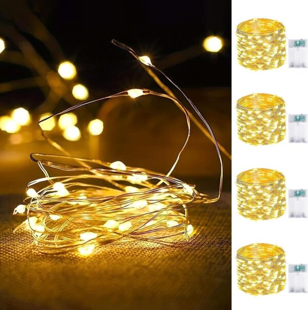 4-Pack Fairy LED String Lights